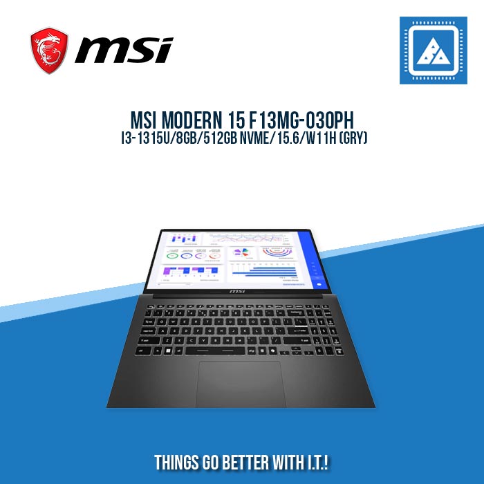 MSI MODERN 15 F13MG-030PH I3-1315U/8GB/512GB NVME | BEST FOR STUDENTS LAPTOP MSI MODERN 15 F13MG-030PH I3-1315U/8GB/512GB NVME | BEST FOR STUDENTS LAPTOP